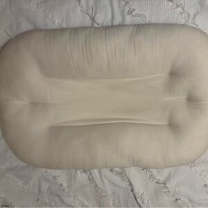 Like new! Snuggle me lounger-natural